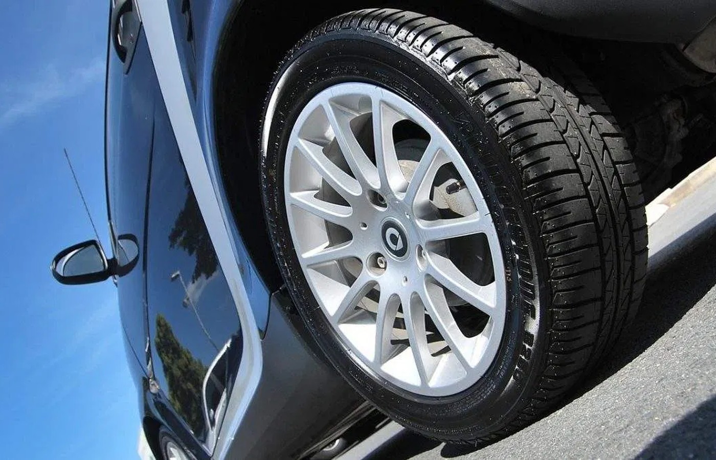Tyre close-up